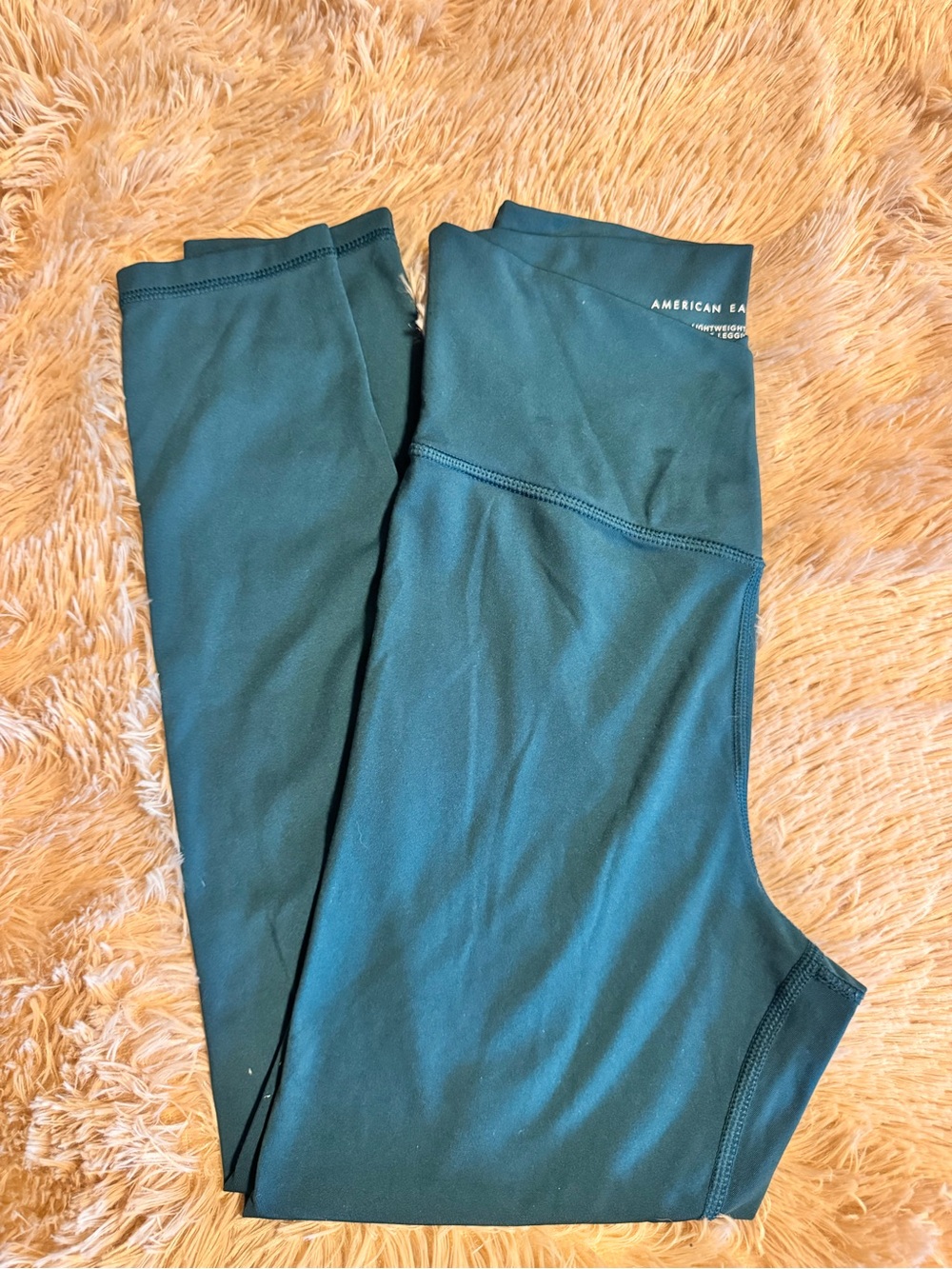 American Eagle Outfitters Deep Teal High-Rise Active Leggings